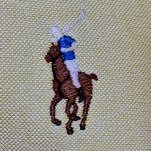 Ralph Lauren Yarmouth Shirt Men 16-34 Yellow Oxford Button Down Pony Logo Cotton - Picture 6 of 10